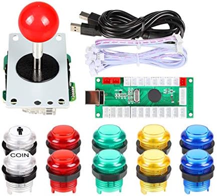 Amazon.com: SJ@JX Arcade Game Controller Button Microswitch 8 Way